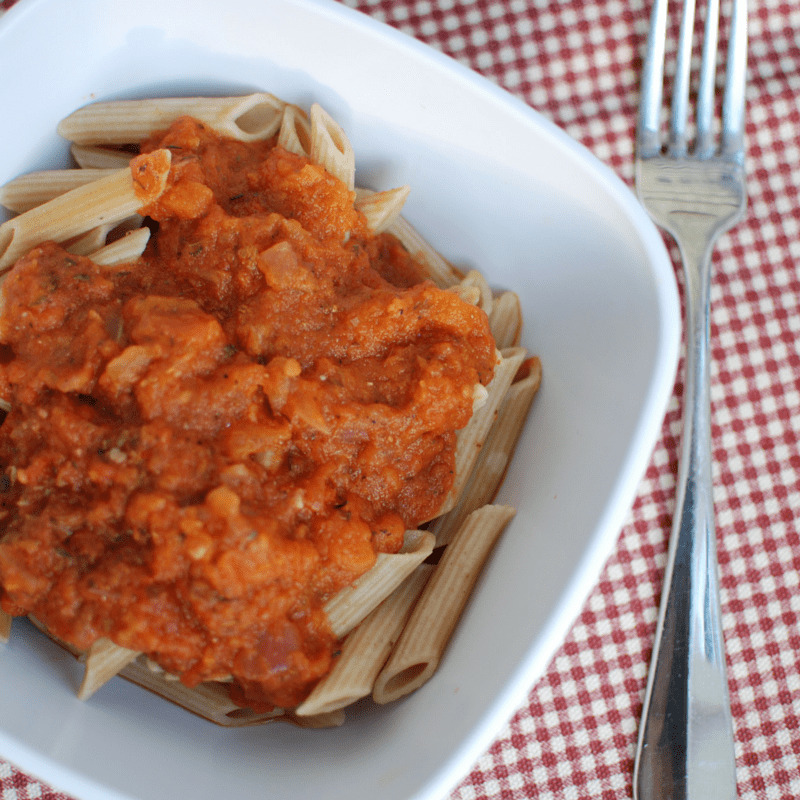 Easy Vegetarian Sweet Spicy Spaghetti Sauce That Freezes Well